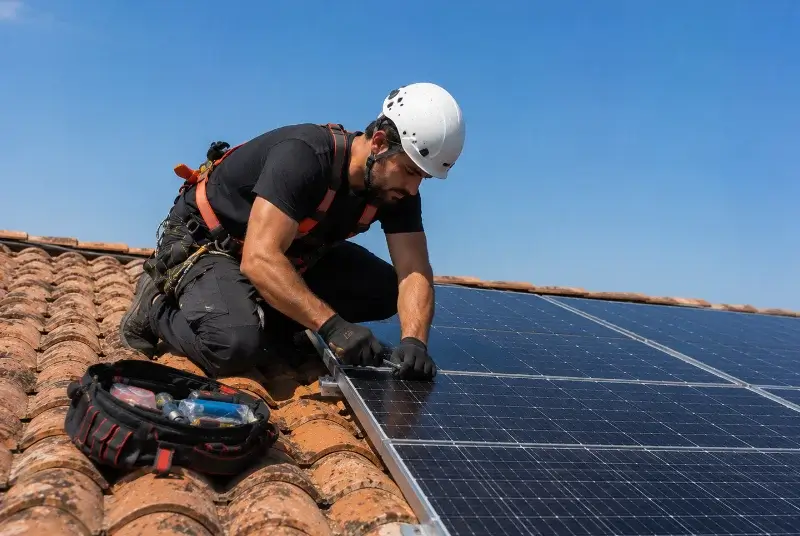 Maintenance et monitoring de panneaux solaires à Romanswiller